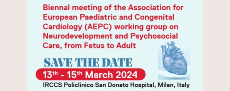 Biennial meeting of the AEPC working group on neurodevelopment and psychosocial care, from fetus to adult